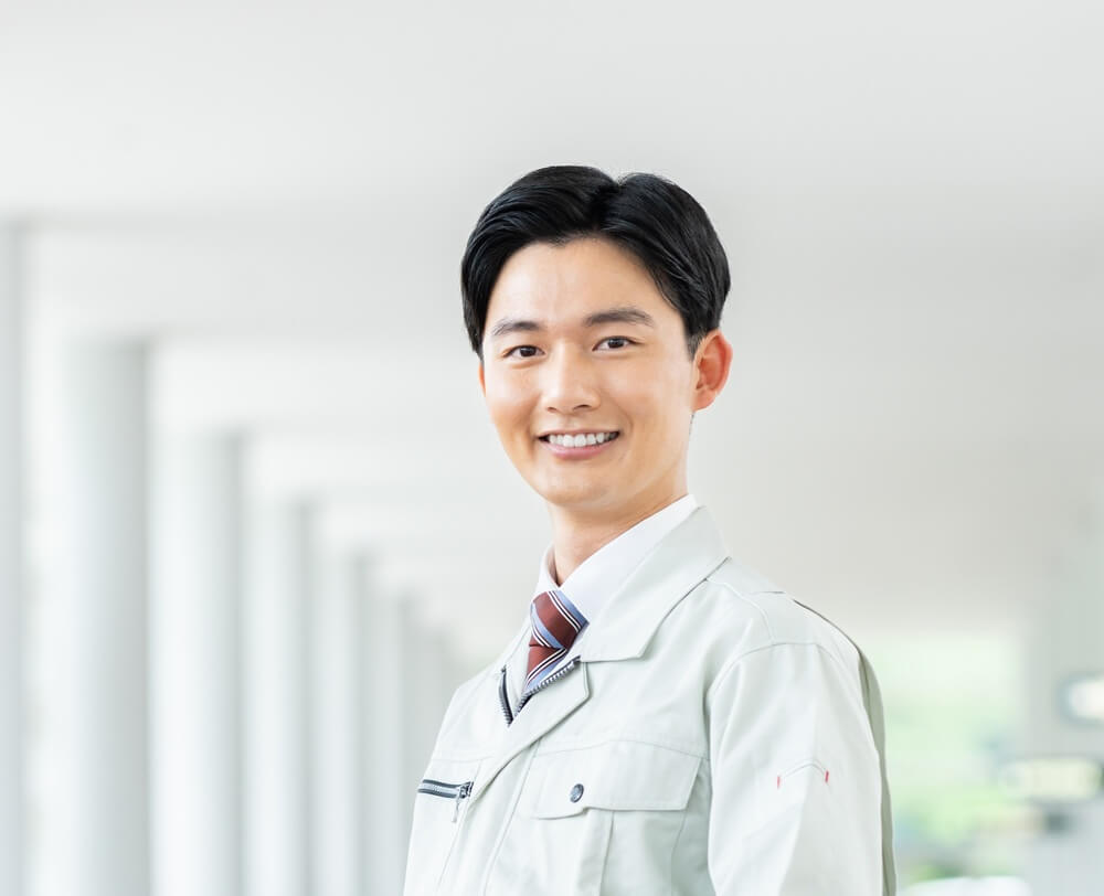 作業服男性