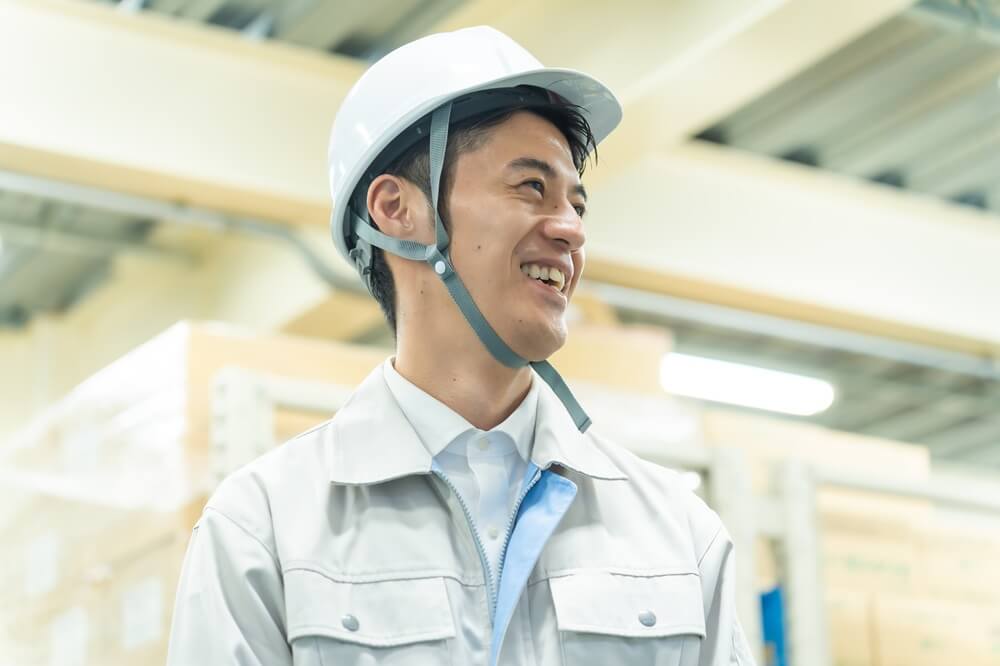 作業服男性